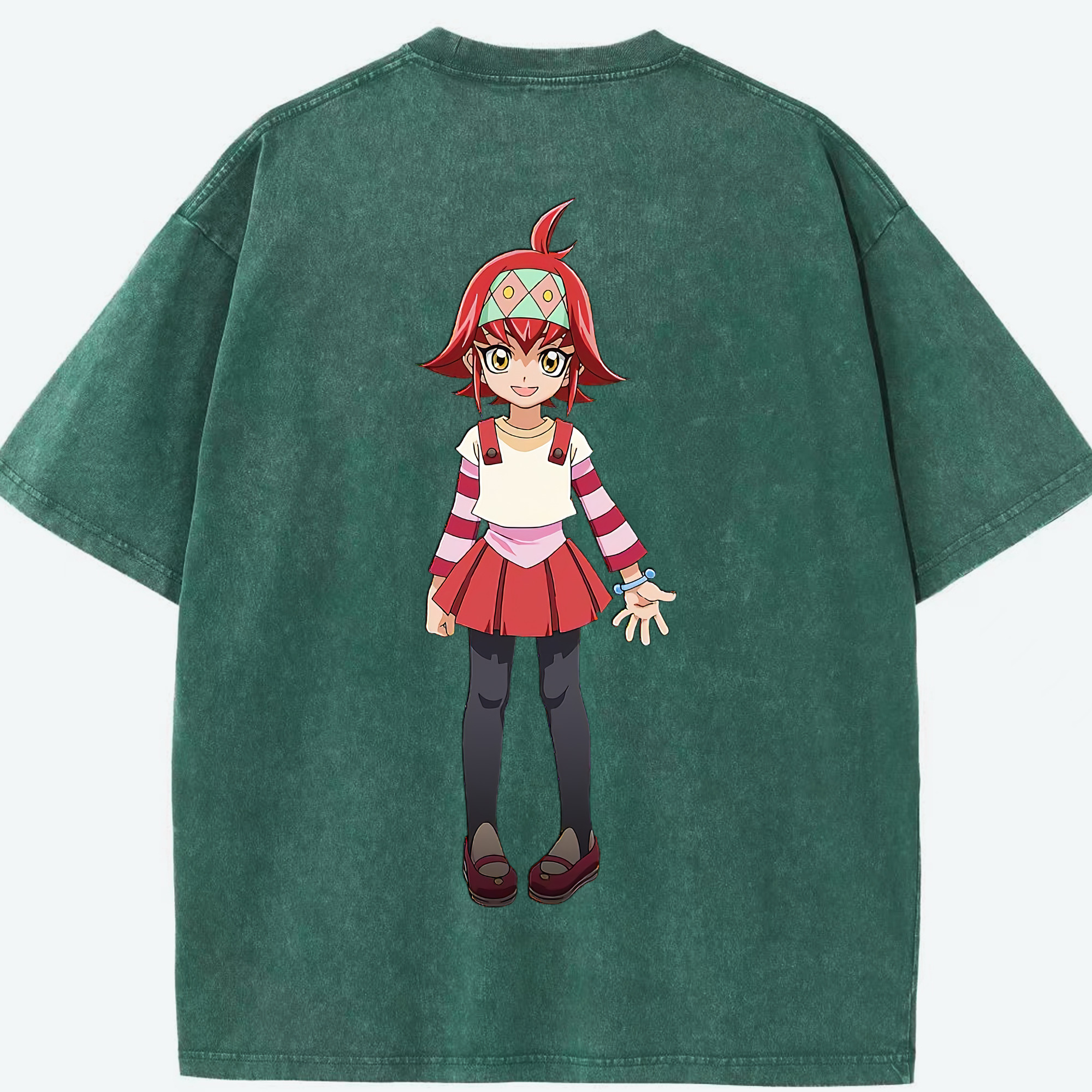 （画像用） 遊☆戯☆王 Yu-Gi-Oh! 綿100% ヴィンテージ風 半袖Tシャツ（背面プリント）